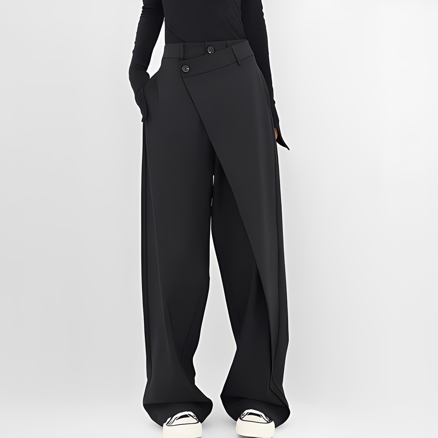 Alexandrine - Prostorné stylové kalhoty pro ženy