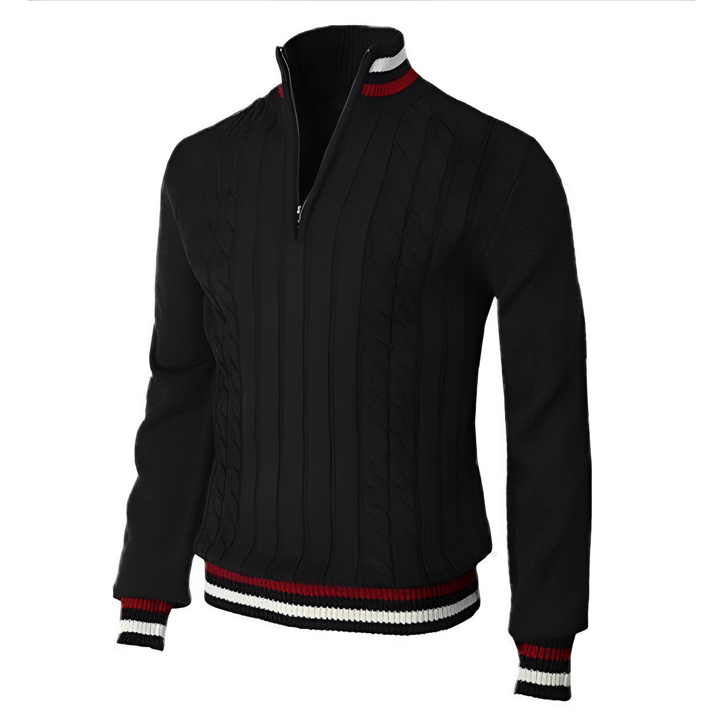 Jerry - Moderní pánský svetr s vysokým límcem