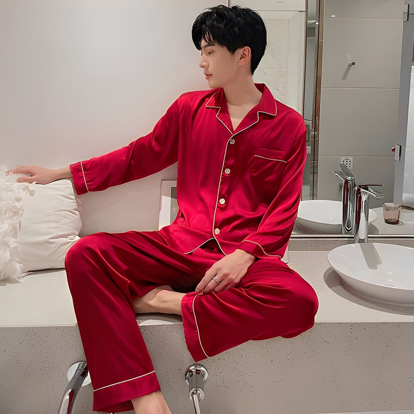 Ella - Dámský elegantní kašmírový svetr Set