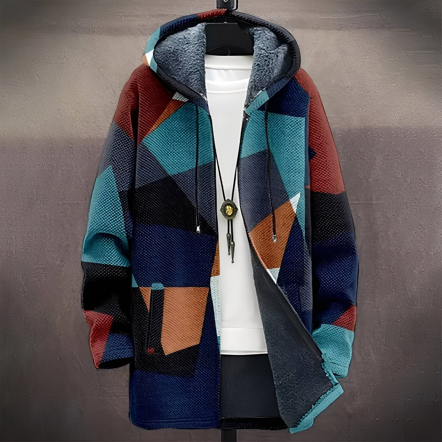 Wiley - Elegantní, univerzální kabát pro muže s designovým prvkem