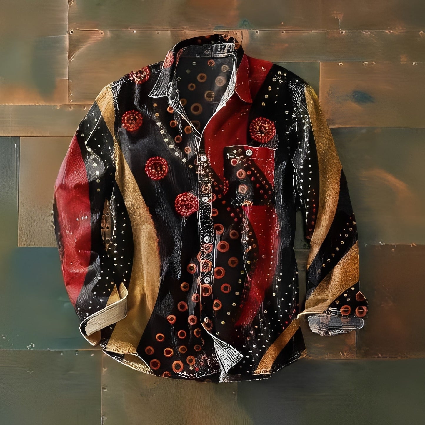 Sybille - košile s vintage vzory pro muže