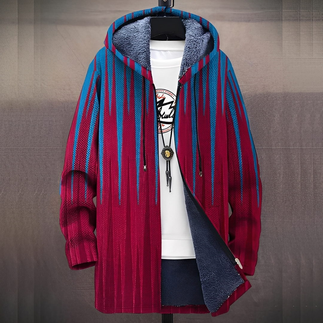 Antonny - Umělecký tištěný kabát pro muže