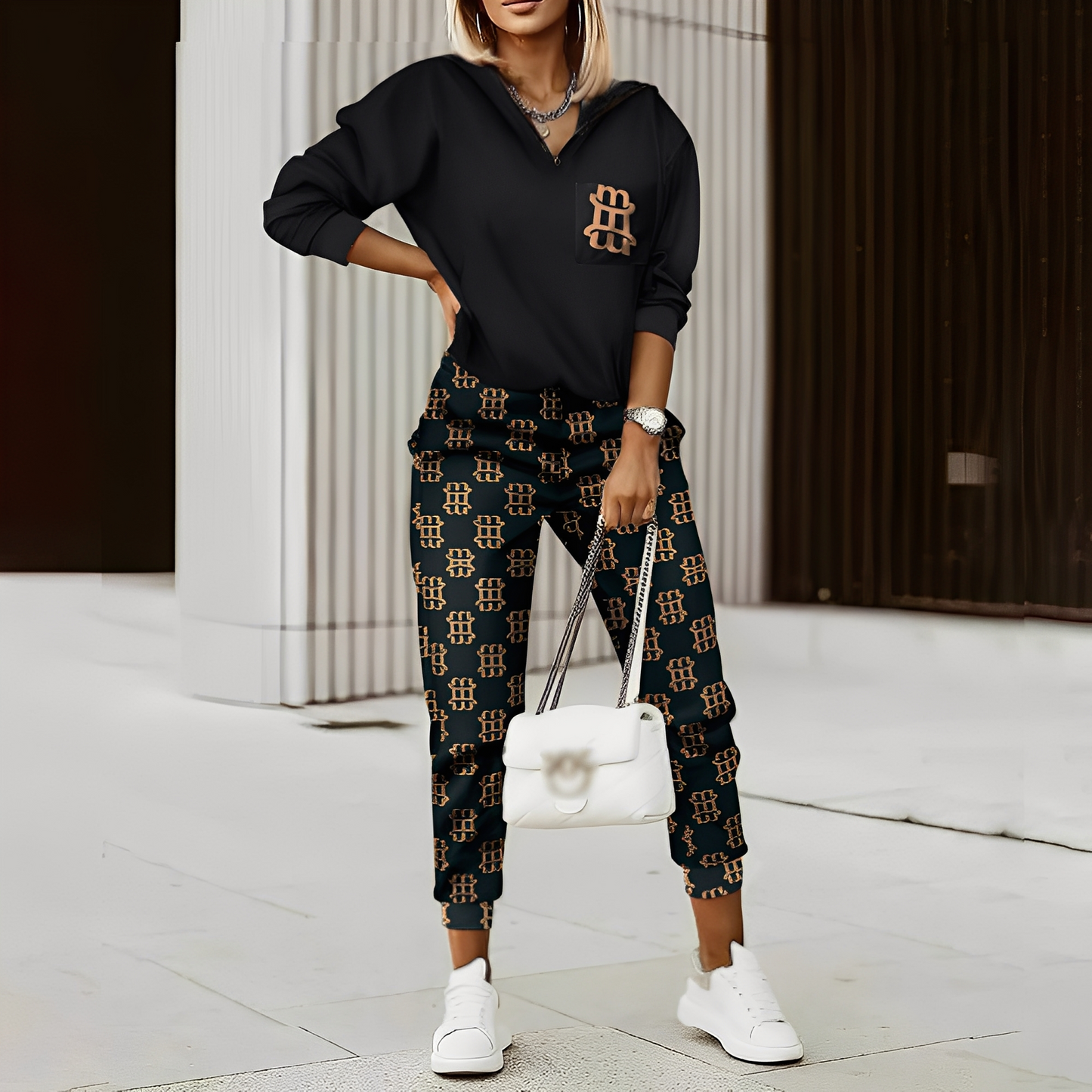 Hollie - Dámská tepláková souprava se zipem