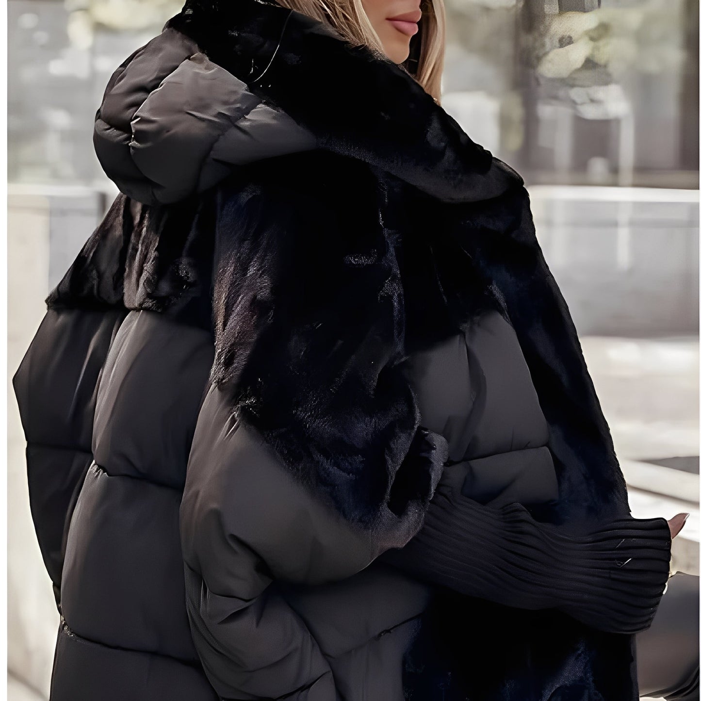 Barbara - Luxusní dámský bomber s kapucí