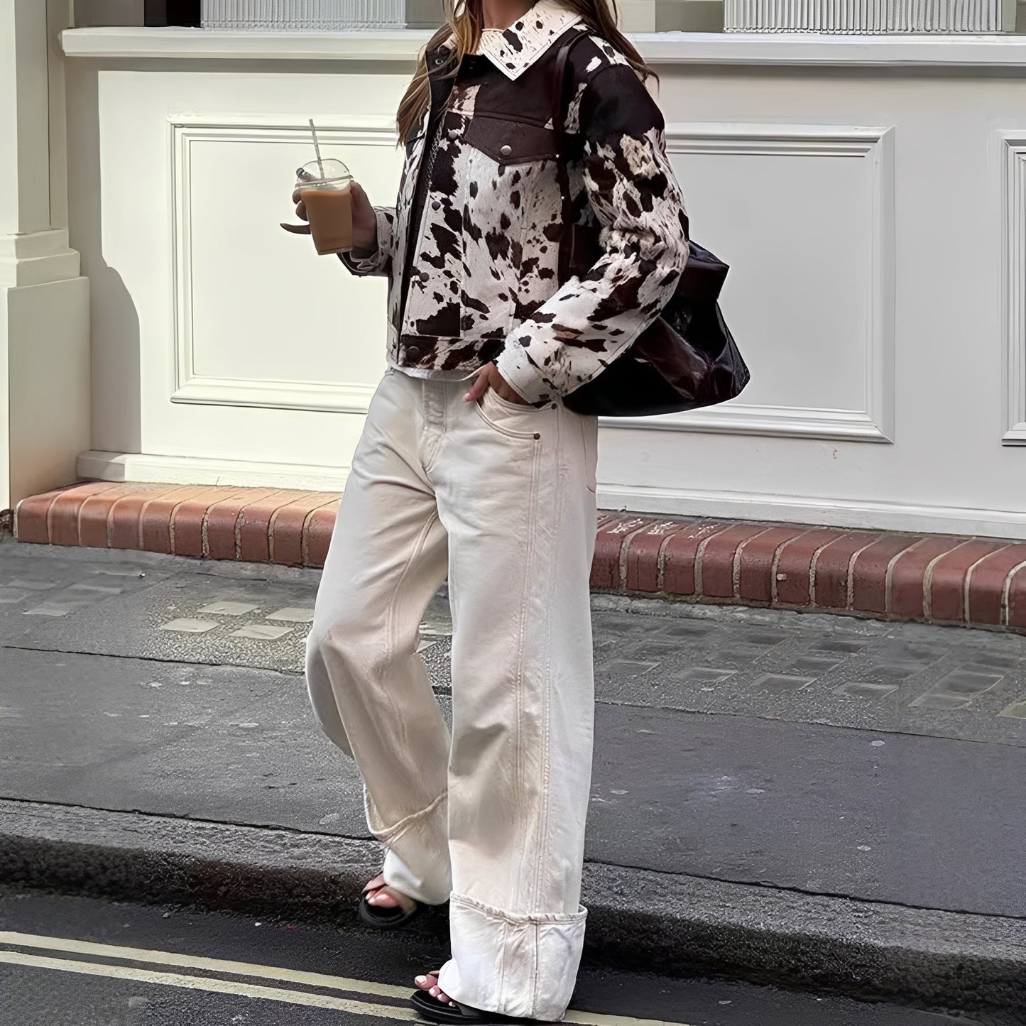 Beatrice - Dámská bunda s trendy vzorem