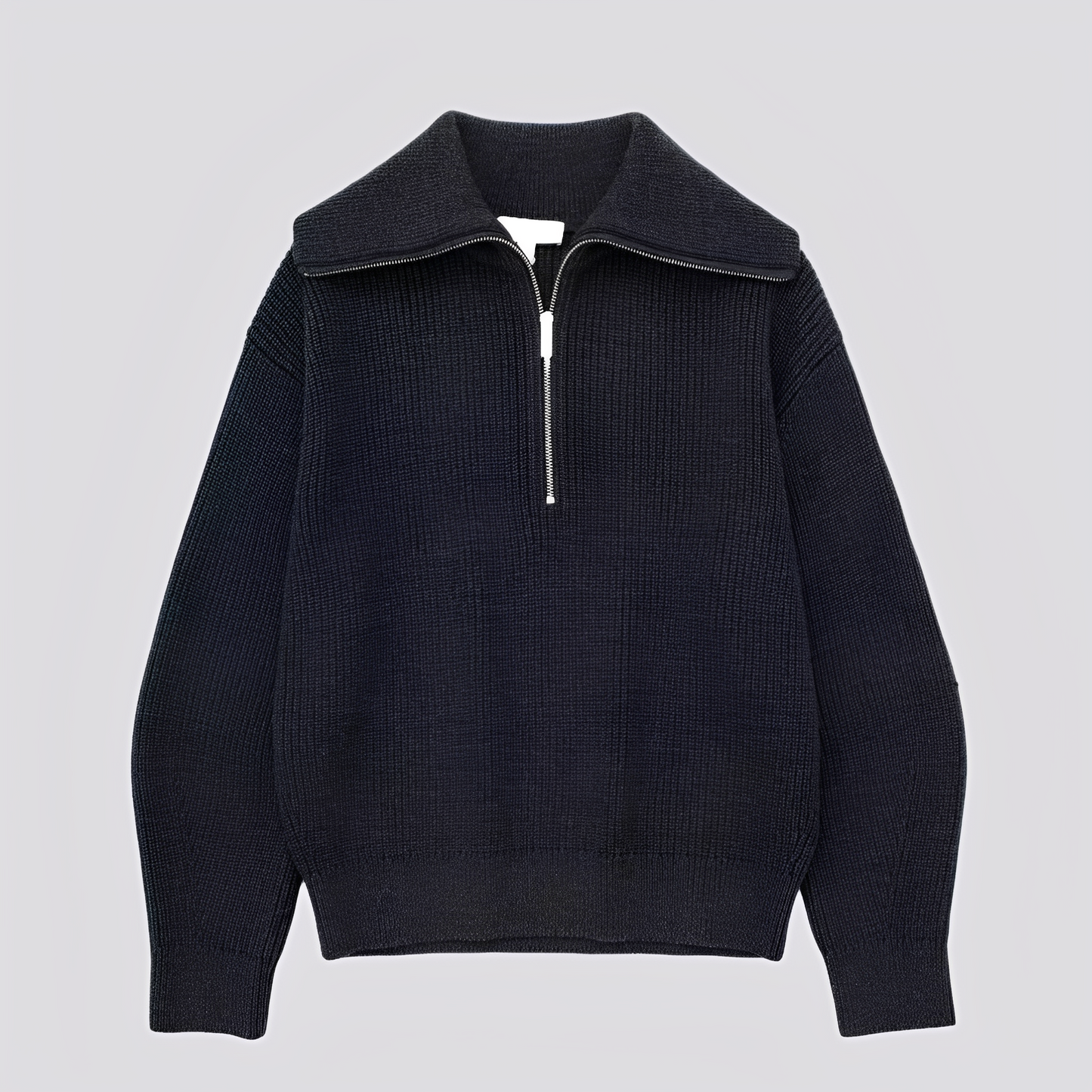 Christine - Stylový pruhovaný svetr se zipem pro ženy