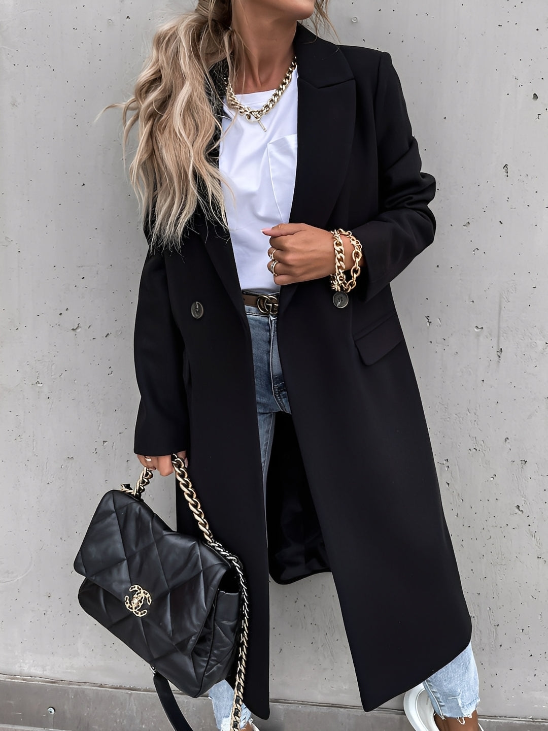 Moriah - Stylový a hřejivý dámský vlněný kabát