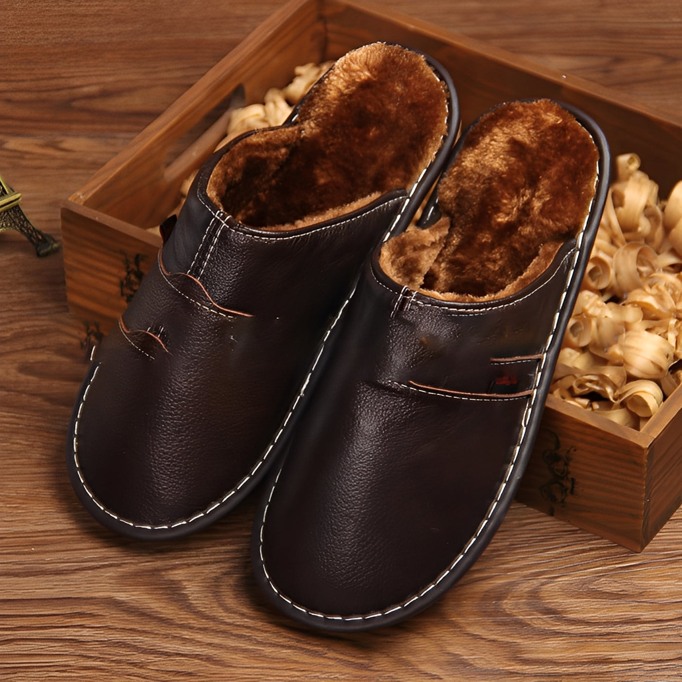 Xavier - Teplé bavlněné sandály pro muže