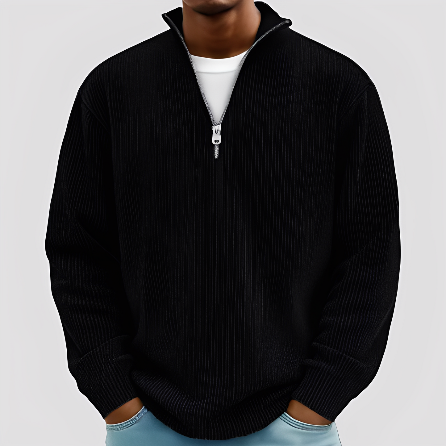 Henry - Současný, pohodlný, pánský teplý svetr