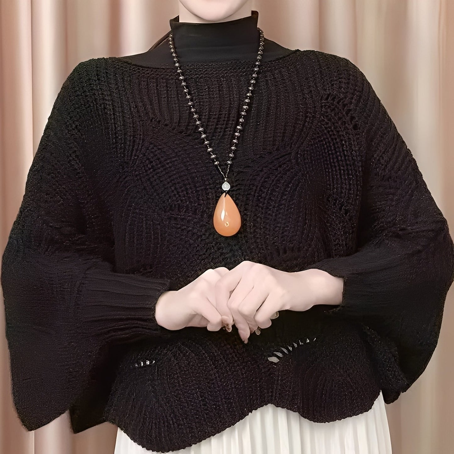 Celestine - Dámský termo svetr s netopýřími rukávy