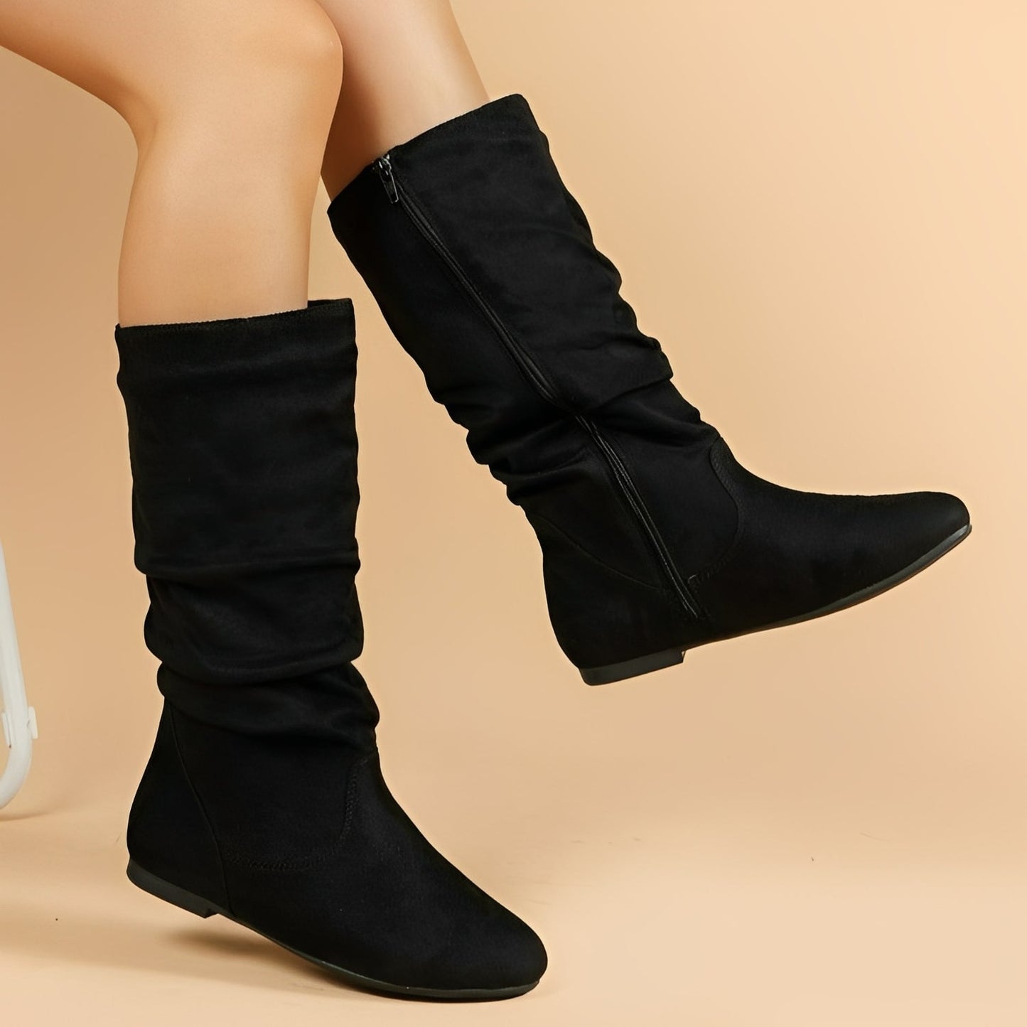 Abayomi - Dámské střední boty se zipem