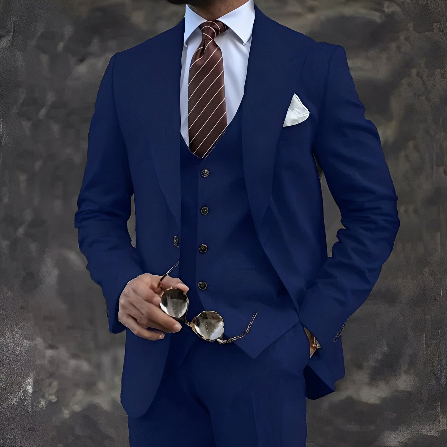 Cordell - Stylový pánský formální oblek ve třech dílech