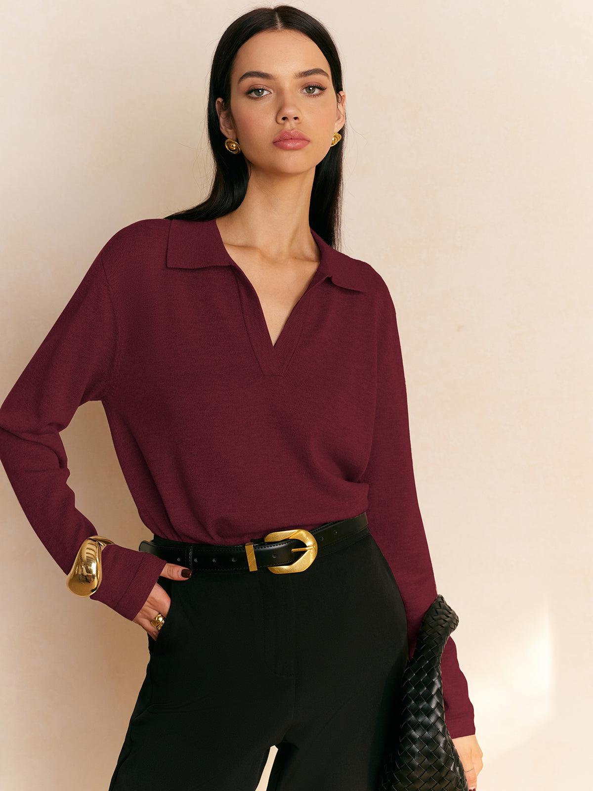 Fiona – Pullover s ležérním kragen