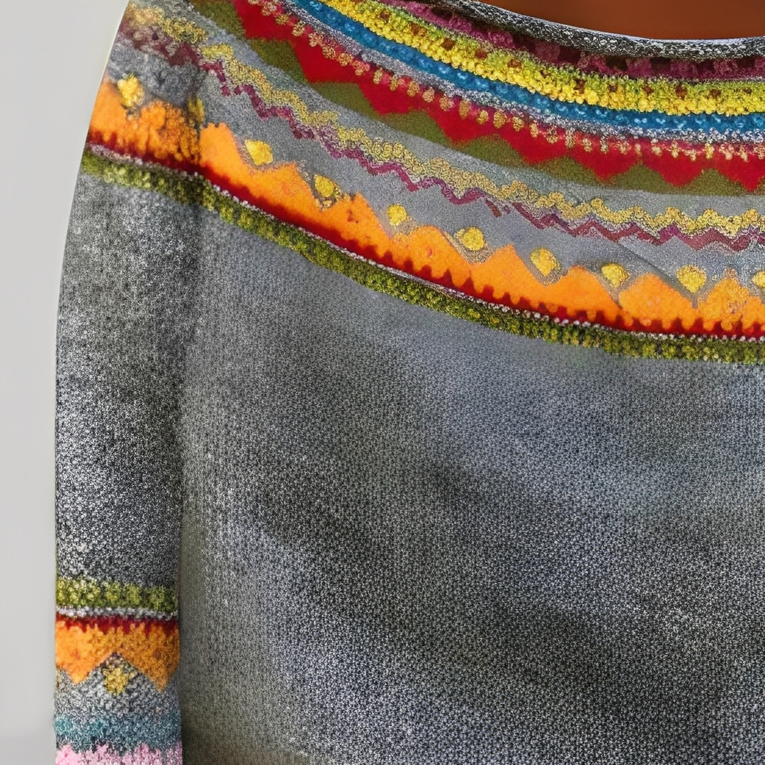 Stéphanie - Dámský svetr s elegantními vzory