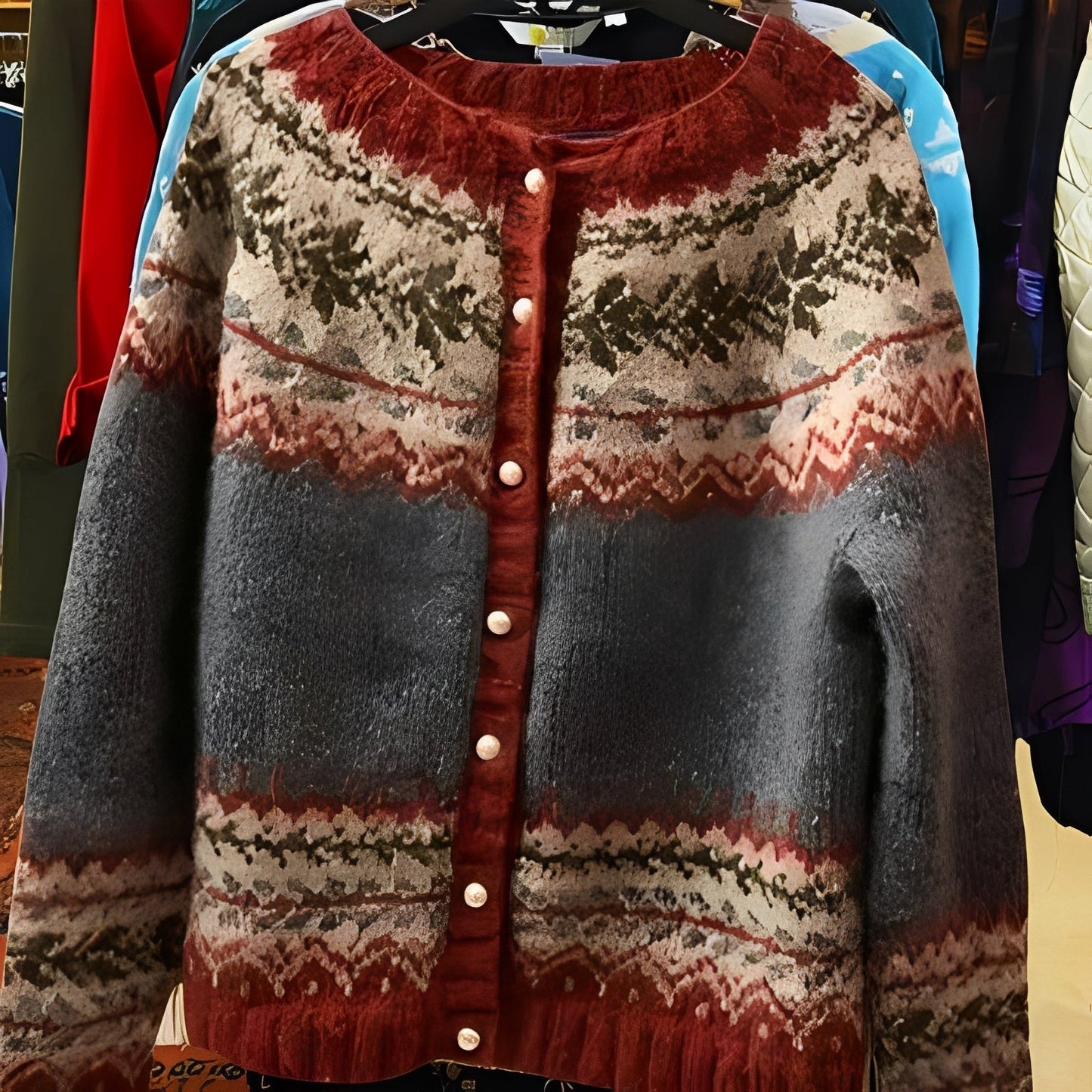 Nicola - Stylový etnický cardigan pro ženy