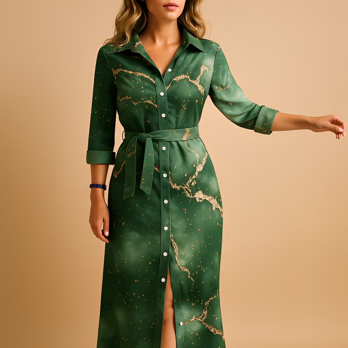 Analyn - Dlouhé módní šaty pro ženy