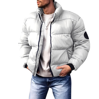Keaton - Módní pánská péřová bunda s vycpávkami
