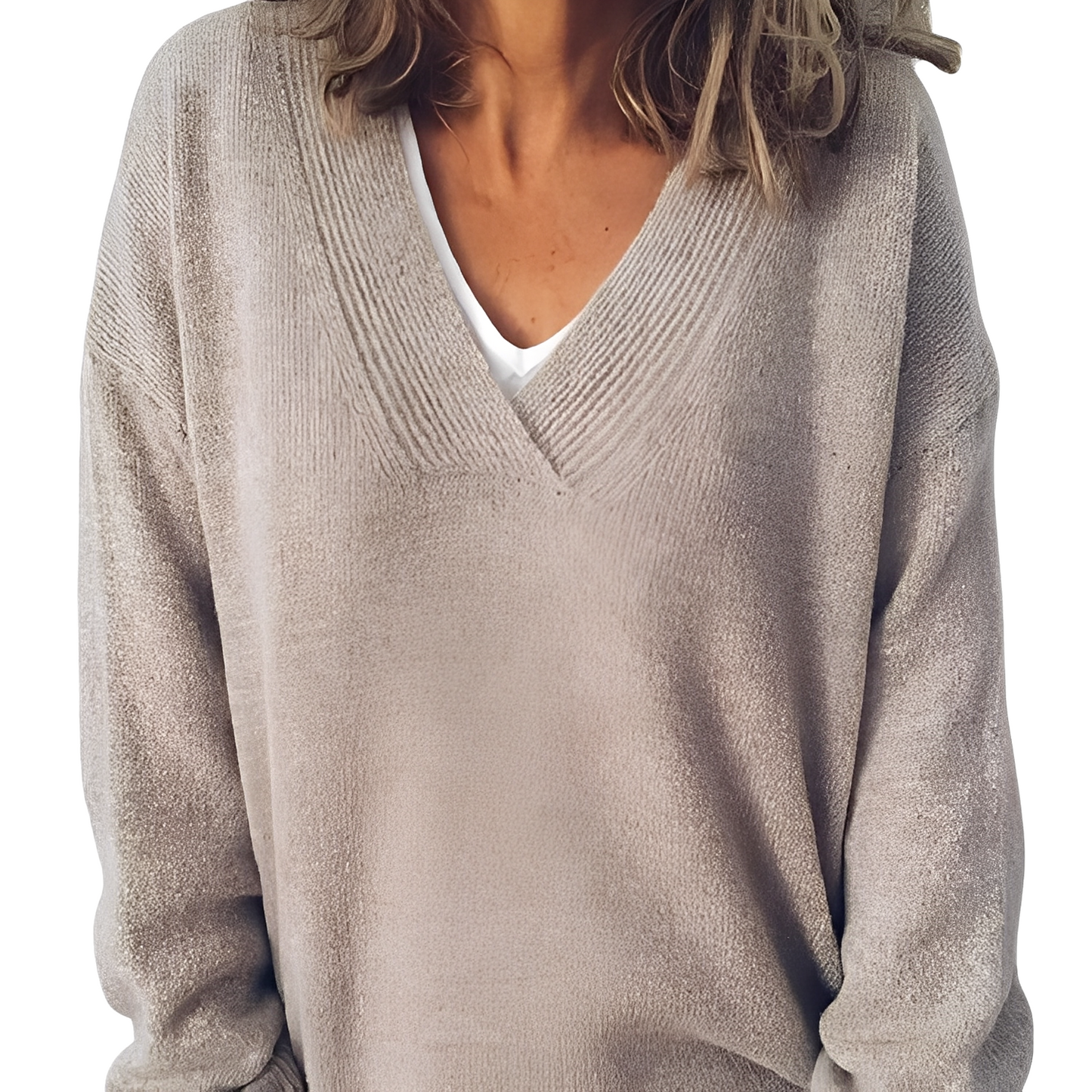 Camryn - Příjemný, volně pletený dámský svetr