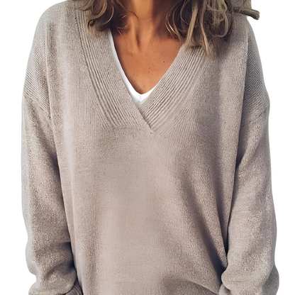 Camryn - Příjemný, volně pletený dámský svetr