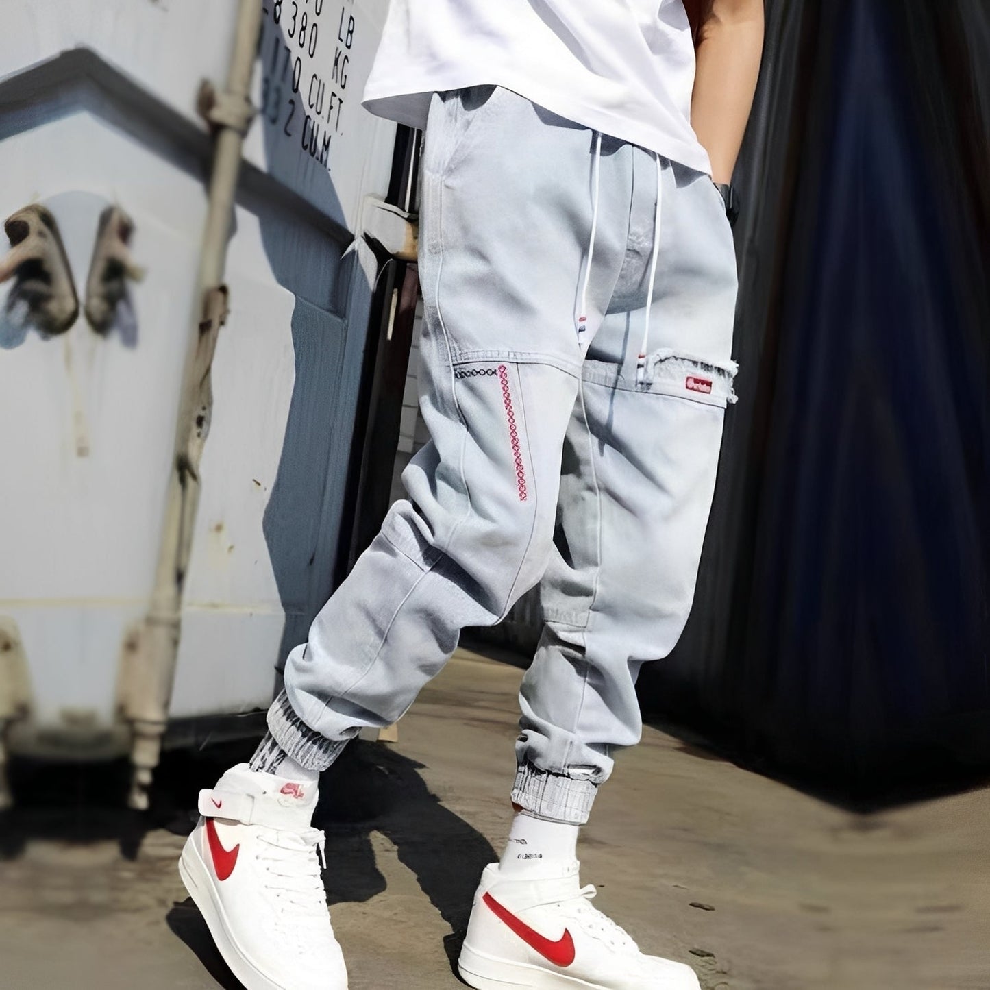 Victor - Stylové a pohodlné džíny s elastickými manžetami pro muže