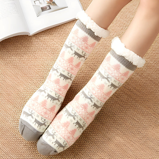 Karissa - Teplé a pevné domácí ponožky pro ženy