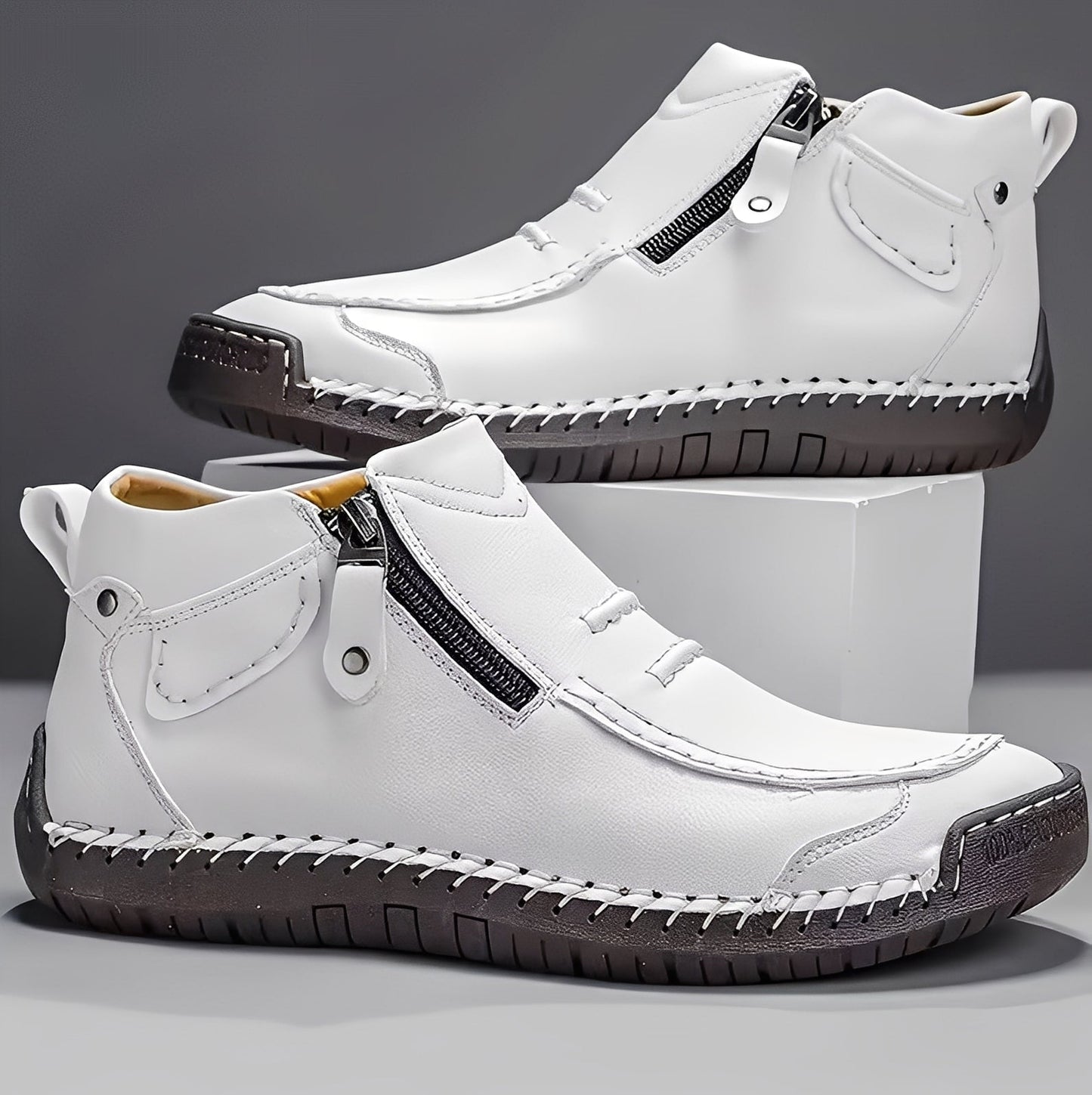 Ferdie - Moderní pánské boty na zip pro pohodlí