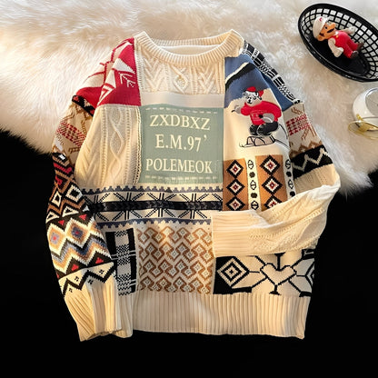 Charles - Stylový, uvolněný dámský vánoční svetr