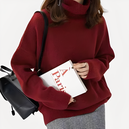 Amilia - Stylový, volně splývající dámský rolák