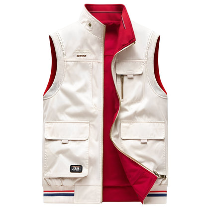 Géraud - Luxusní pánská vesta s více kapsami