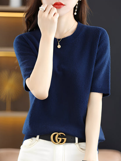 Blandine - Dámský svetr s krátkými rukávy