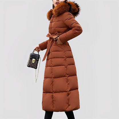 Mollie - Stylový, zateplený dlouhý kabát pro ženy