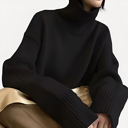 Amilia - Stylový, volně splývající dámský rolák