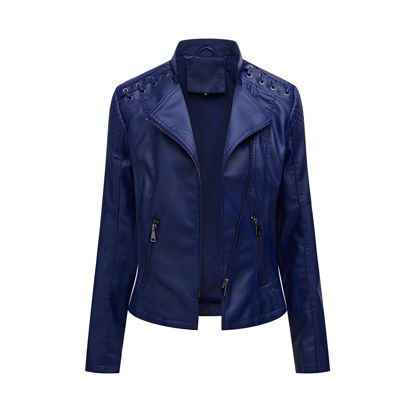 Narelle - Trendy, sleek short leather jacket for women
