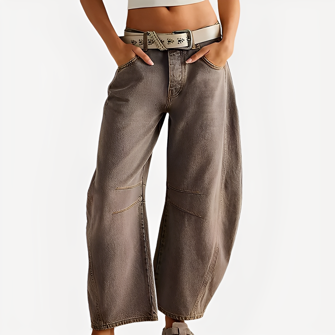 Celestine - Dámské klasické volné džíny