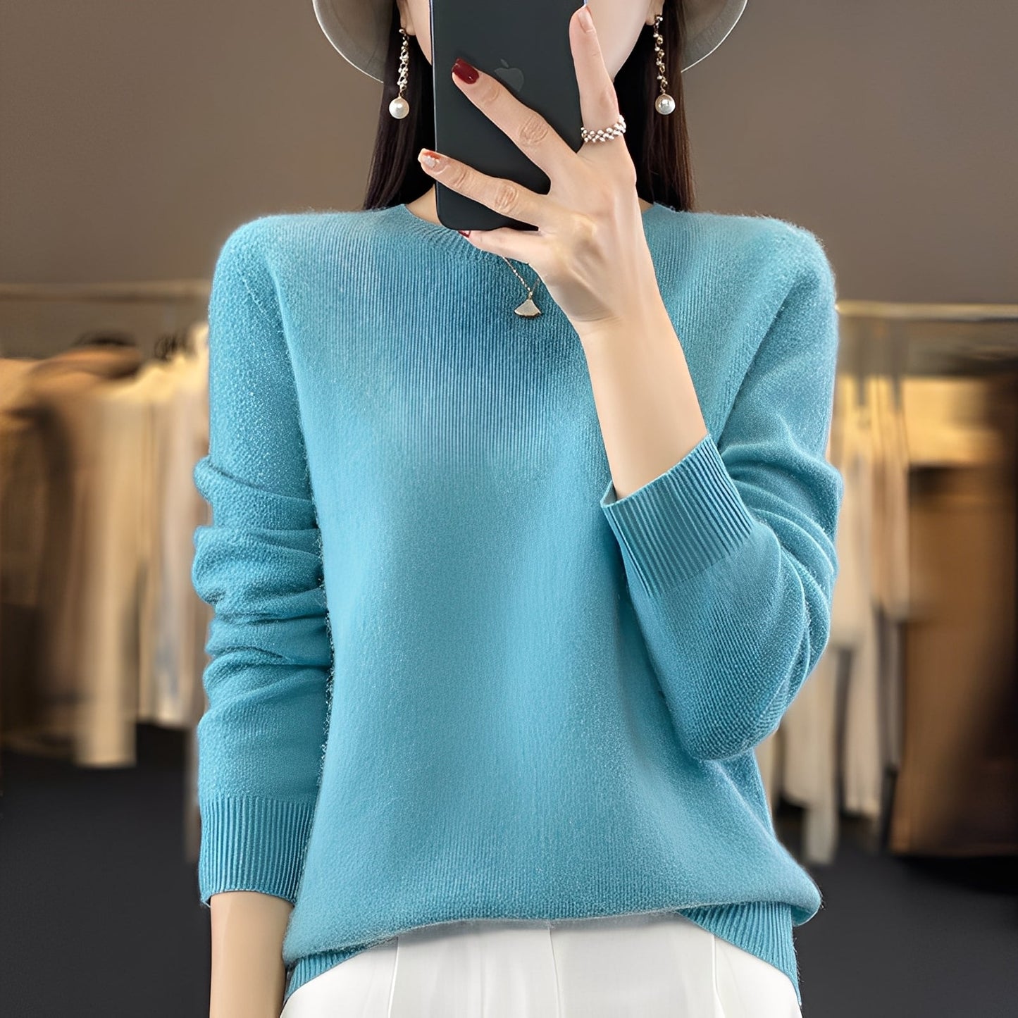 Cheyanne - Elegantní kašmírový svetr pro ženy