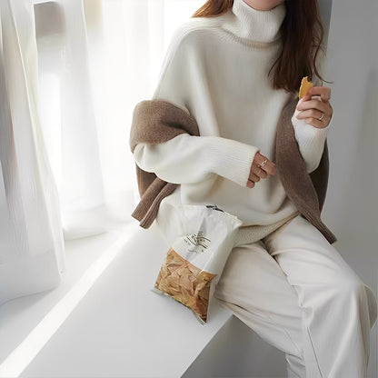 Clémentine - Stylový ženský svetr s rolákem