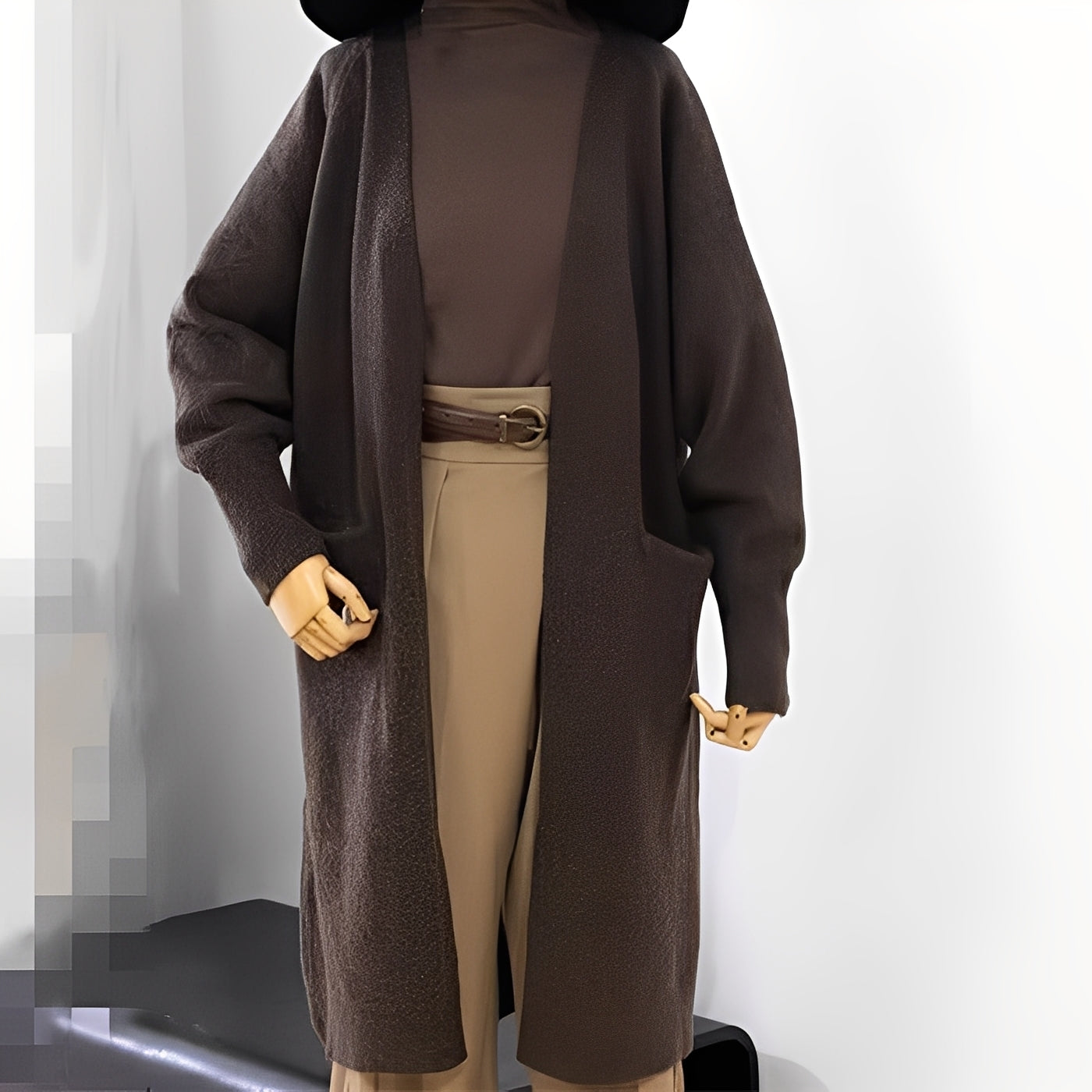 Claudie - Ženy's Dlouhý klasický kardigan