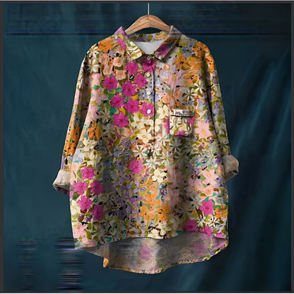 Garance - Tradiční dámská halenka s dlouhými rukávy