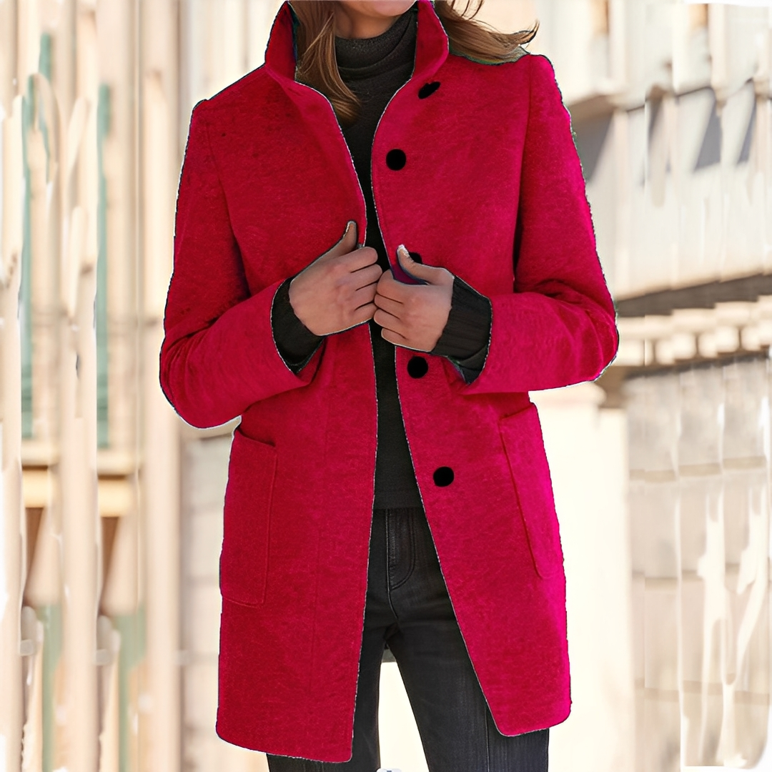 Tatienne - Dlouhý zimní stylový kabát pro ženy