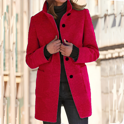 Tatienne - Dlouhý zimní stylový kabát pro ženy