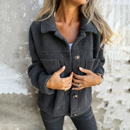 Eleanor - Stylová dámská bunda s otočným límcem