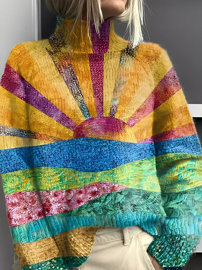 Giselle - Módní, barevný dámský rolák