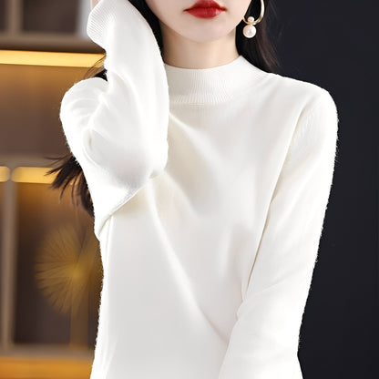 Natille - Hezký kašmírový vlněný svetr pro dámy