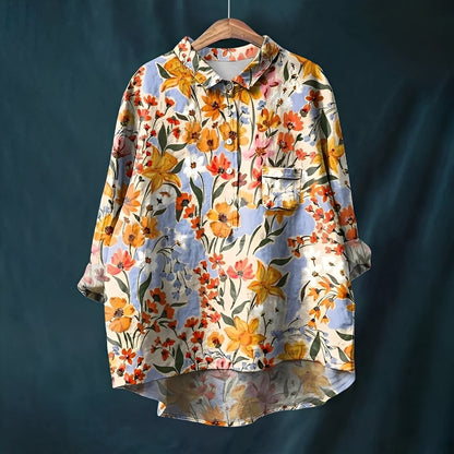 Garance - Tradiční dámská halenka s dlouhými rukávy