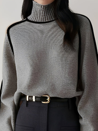 Michelle - Moderní dámský rolákový svetr