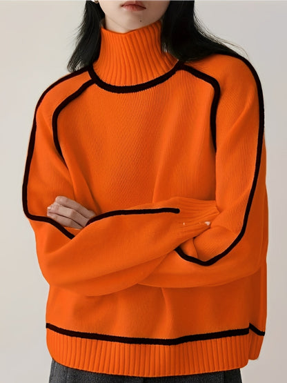 Michelle - Moderní dámský rolákový svetr