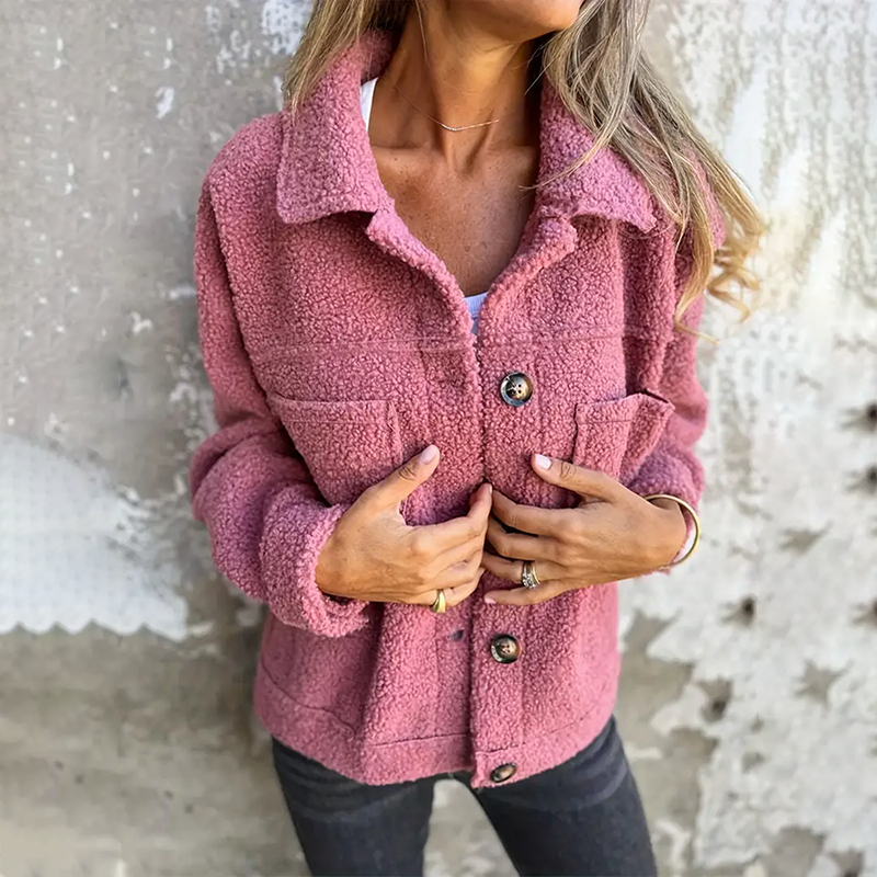 Eleanor - Stylová dámská bunda s otočným límcem