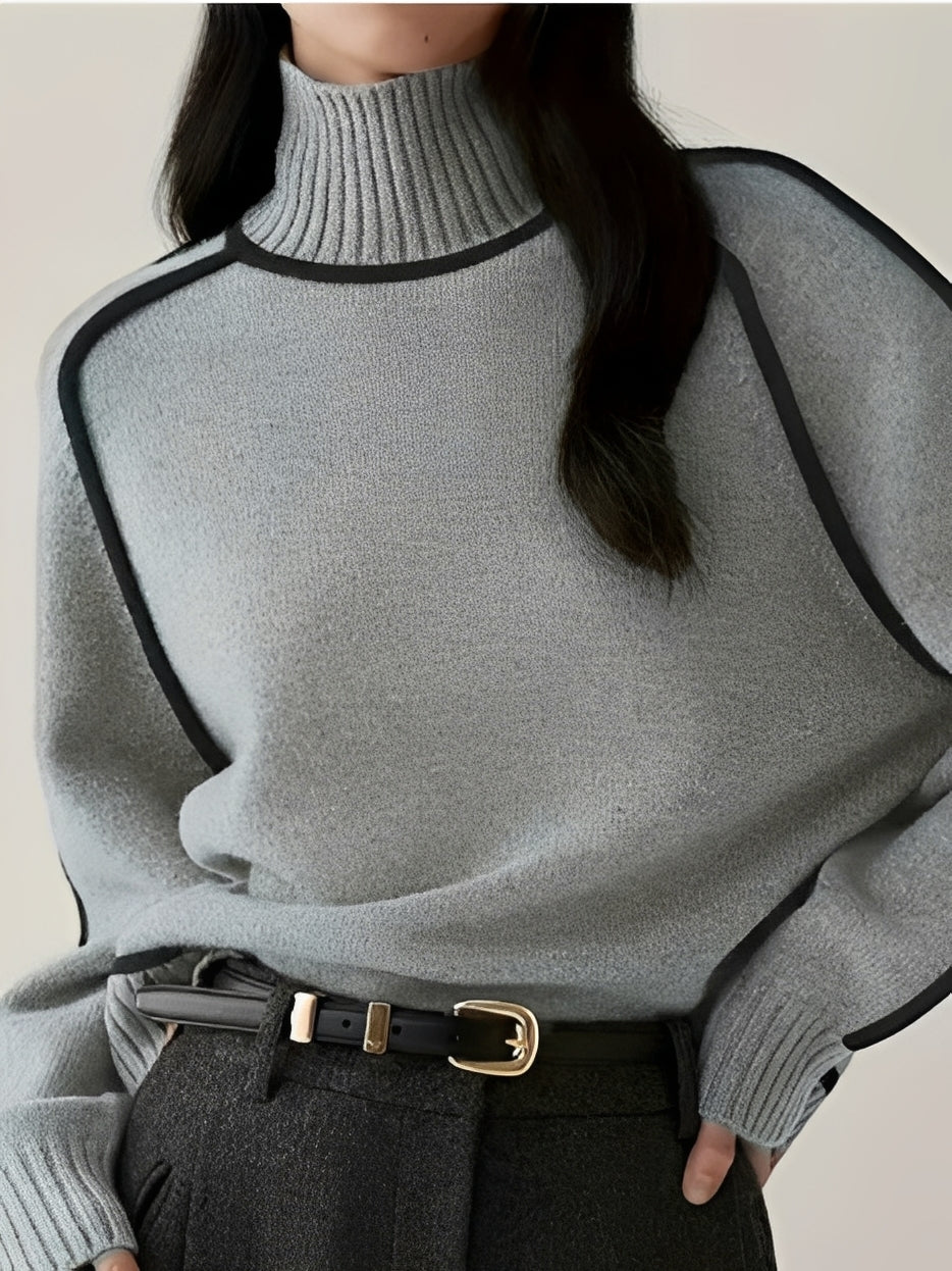 Michelle - Moderní dámský rolákový svetr