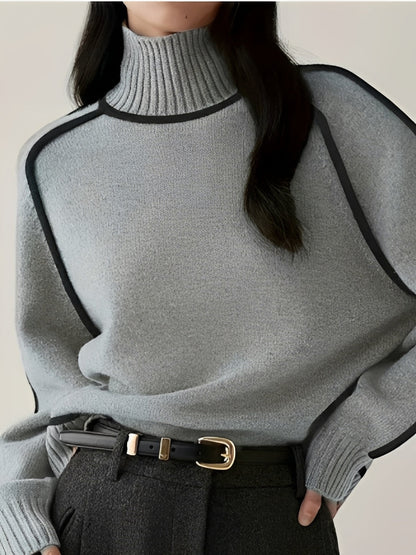 Michelle - Moderní dámský rolákový svetr