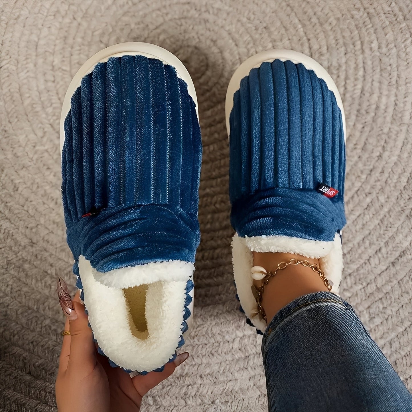 Angèle - Pohodlné teplé dámské boty